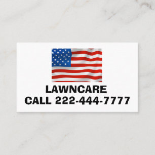 PATRIOTISCHE AMERIKANISCHE FLAGGENGESCHÄFTSKARTE P VISITENKARTE