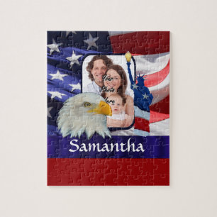 Patriotische amerikanische Fotovorlage