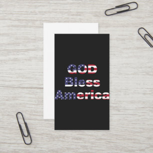 Patriotische amerikanische professionelle Visitenk Visitenkarte