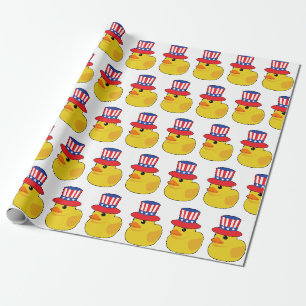 Patriotische Amerikanische USA-Kreuzfahrt-Enten Geschenkpapier