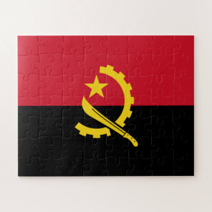 Patriotische angolanische Flagge