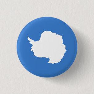 Patriotische Antarktika-Flagge Button