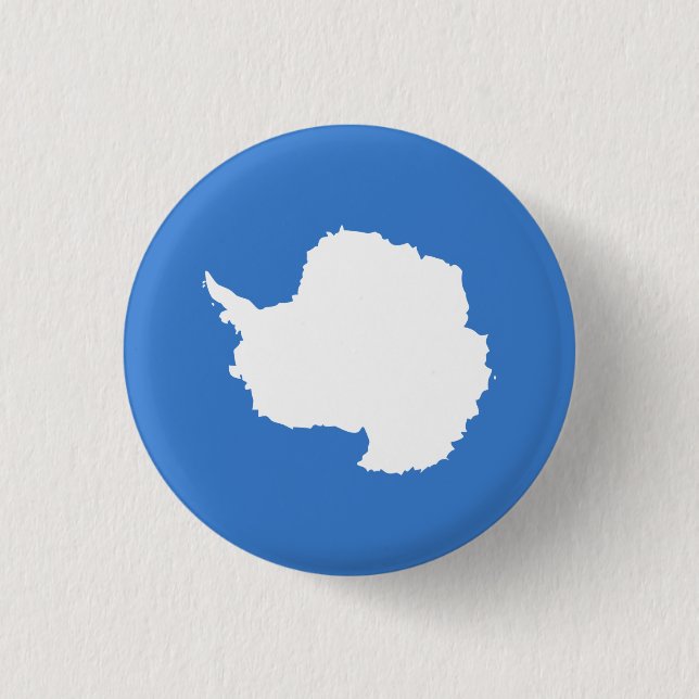 Patriotische Antarktis-Flagge Button (Vorderseite)