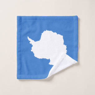 Patriotische Antarktis-Flagge Waschlappen