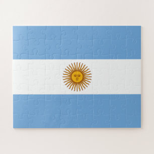 Patriotische argentinische Flagge