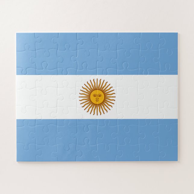 Patriotische argentinische Flagge (Horizontal)