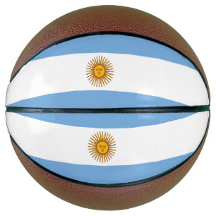 Patriotische argentinische Flagge Basketball