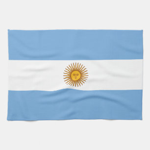 Patriotische argentinische Flagge Geschirrtuch
