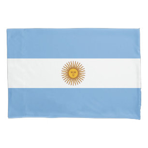 Patriotische argentinische Flagge Kissenbezug