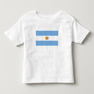 Patriotische argentinische Flagge Kleinkind T-shirt
