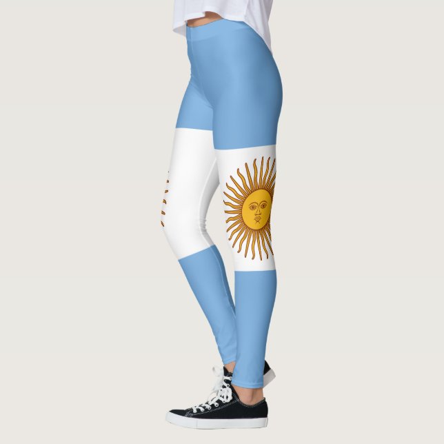 Patriotische argentinische Flagge Leggings (Links)