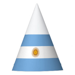 Patriotische argentinische Flagge Partyhütchen