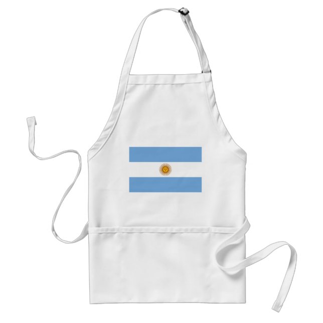 Patriotische argentinische Flagge Schürze (Vorne)