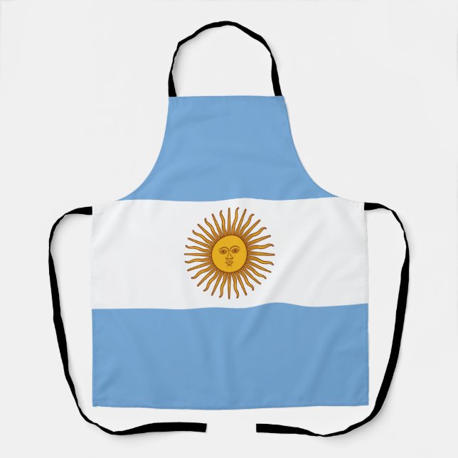 Patriotische argentinische Flagge Schürze (Vorderseite)