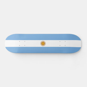Patriotische argentinische Flagge Skateboard