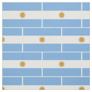 Patriotische argentinische Flagge Stoff