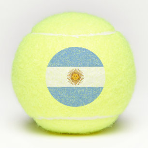 Patriotische argentinische Flagge Tennisbälle