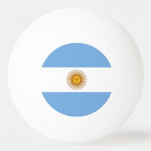 Patriotische argentinische Flagge Tischtennisball
