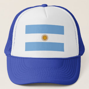 Patriotische argentinische Flagge Truckerkappe