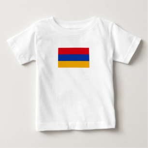 Patriotische armenische Flagge Baby T-shirt