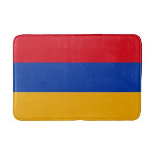 Patriotische armenische Flagge Badematte