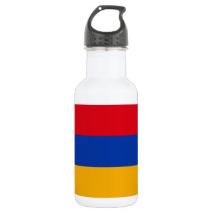Patriotische armenische Flagge Edelstahlflasche