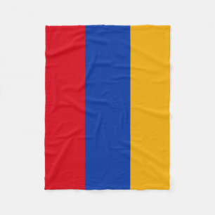 Patriotische armenische Flagge Fleecedecke