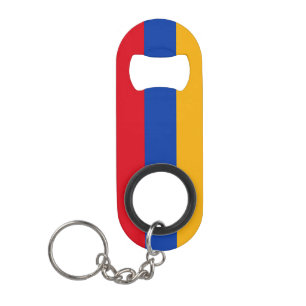 Patriotische armenische Flagge Mini Flaschenöffner