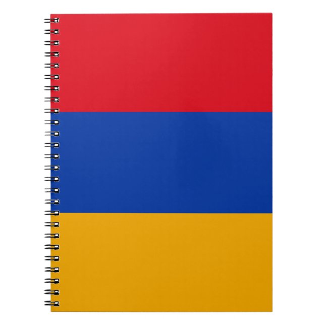 Patriotische armenische Flagge Notizblock (Vorderseite)