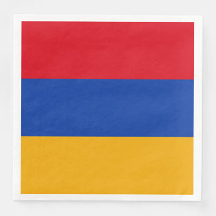 Patriotische armenische Flagge Serviette