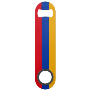 Patriotische armenische Flagge Speed Flaschenöffner