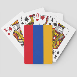 Patriotische armenische Flagge Spielkarten