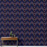 Patriotische Art Deco - Rote Elfenbeinküste auf Na Tapete<br><div class="desc">Original Design auf diesem Fab Peel 'n Stick Wallpaper wurde teilweise durch eine Art Deco Necktie aus den 40er Jahren inspiriert! Mit einem subtilen patriotischen Gefühl, das sich perfekt vor einem tiefblauen und marineblauen Hintergrund Set, habe ich goldgeradene rote Sterne mit fünf schmalen Elfenbeinbändern kombiniert, die mit roten horizontalen Streifen...</div>