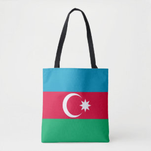 Patriotische Aserbaidschan-Flagge Tasche