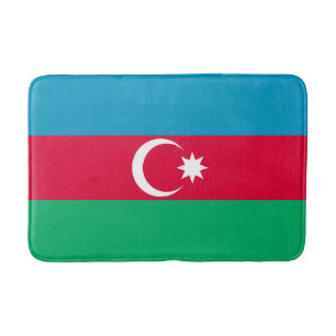Patriotische aserbaidschanische Flagge Badematte