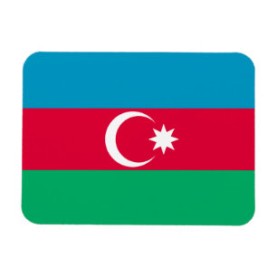 Patriotische aserbaidschanische Flagge Magnet