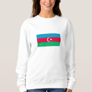 Patriotische aserbaidschanische Flagge Sweatshirt