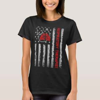 Patriotische Atmungs- Thvibespist Rt Pflege Woche T-Shirt