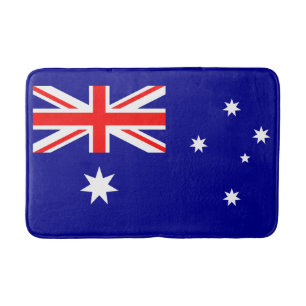 Patriotische australische Flagge Badematte