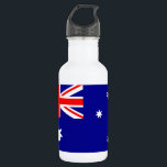 Patriotische australische Flagge Edelstahlflasche<br><div class="desc">Die Nationalflagge Australiens.</div>