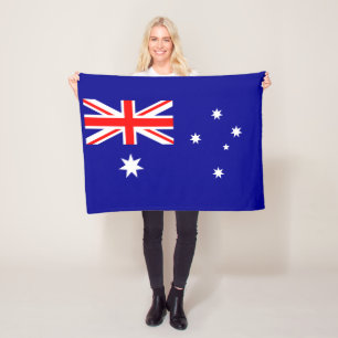 Patriotische australische Flagge Fleecedecke
