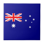 Patriotische australische Flagge Fliese<br><div class="desc">Die Nationalflagge Australiens.</div>