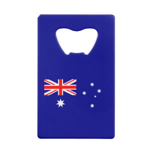 Patriotische australische Flagge Geldbeutel Flaschenöffner