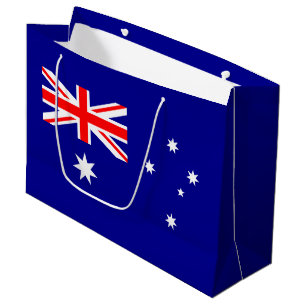 Patriotische australische Flagge großes Geschenk T Große Geschenktüte