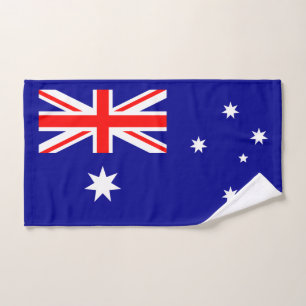 Patriotische australische Flagge Handtuch