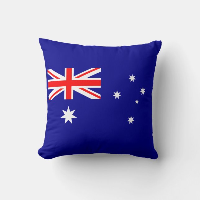 Patriotische australische Flagge Kissen (Vorderseite)