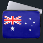Patriotische australische Flagge Laptopschutzhülle<br><div class="desc">Die Nationalflagge Australiens.</div>