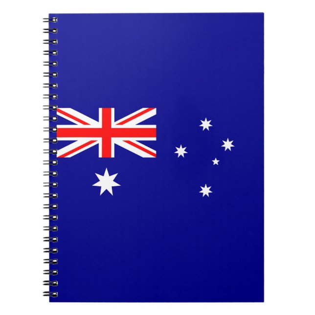 Patriotische australische Flagge Notizblock (Vorderseite)