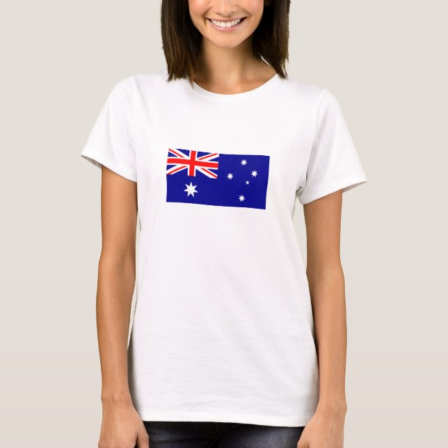 Patriotische australische Flagge T-Shirt (Vorderseite)