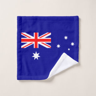 Patriotische australische Flagge Waschlappen